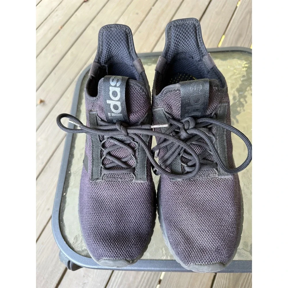 Adidas Kaptir 2.0 Men's Mesh Running Shoes Black Sneakers Size 12‎